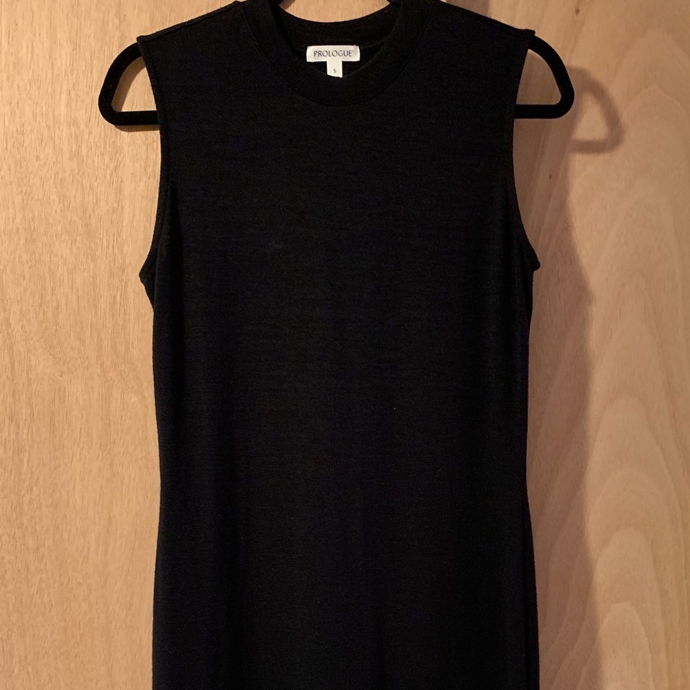 Prologue black midi dress